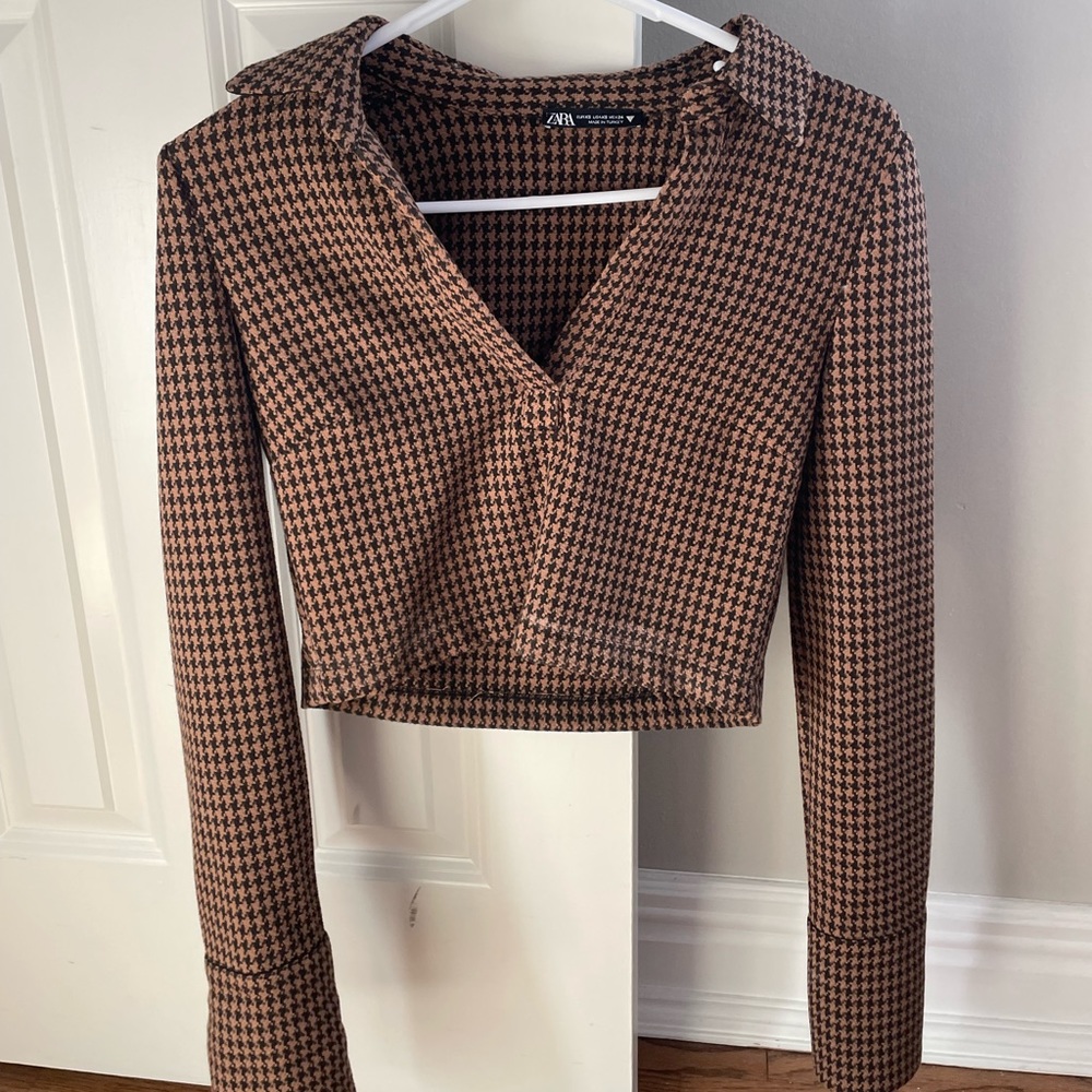 Zara Long Sleeve V-Neck